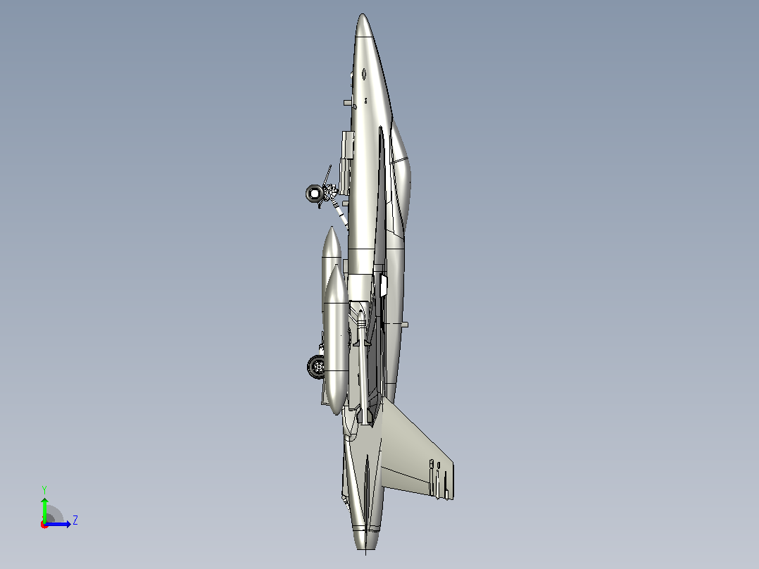 f15-hornet STP飞机左视图