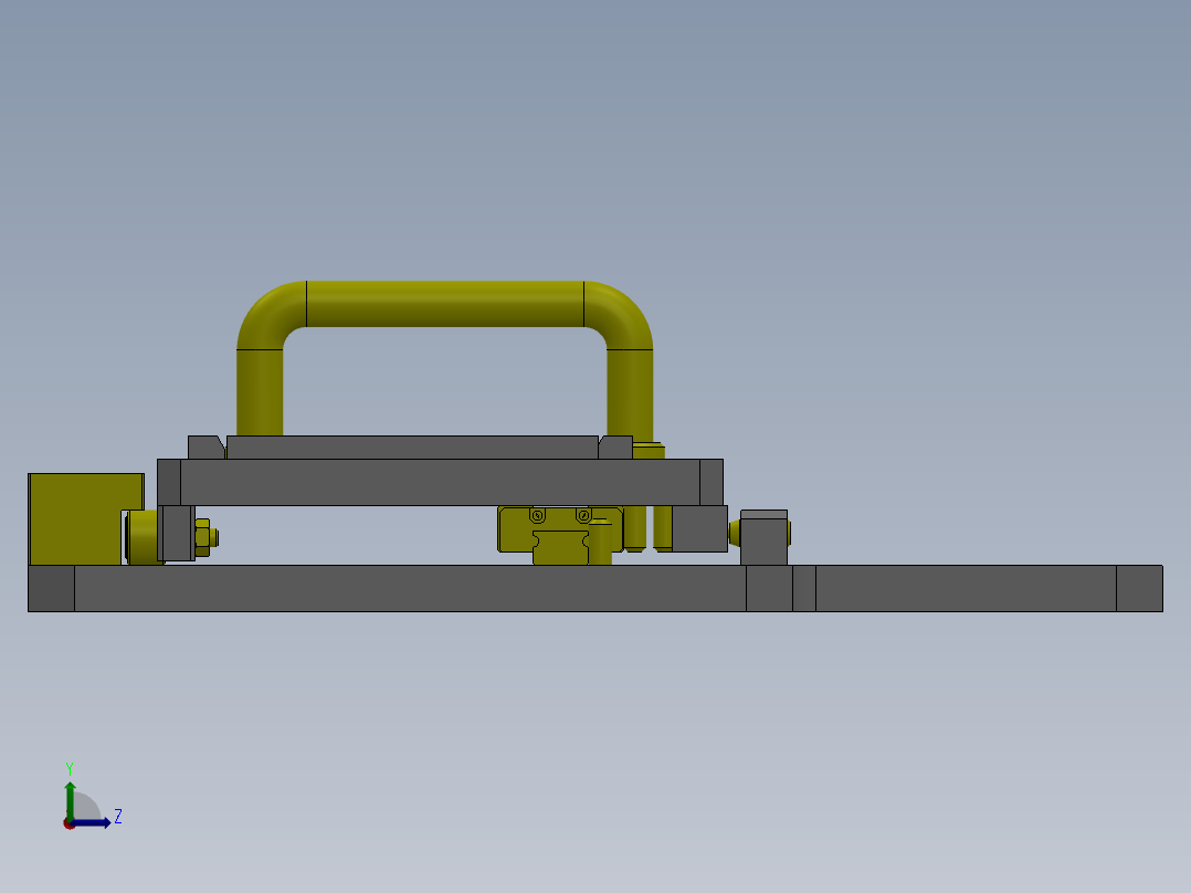 滑动位置分度机构1左视图