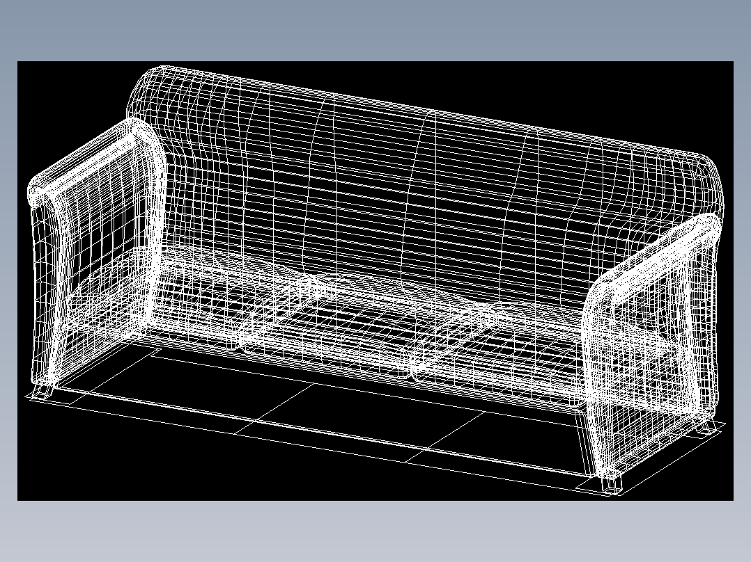 室内家具和灯具等的模型十二-K-S30-3