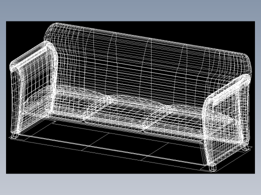 室内家具和灯具等的模型十二-K-S30-3