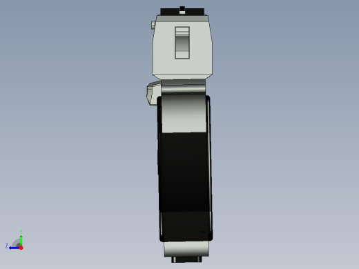 沙漠之鹰手枪3D模型右视缩略图