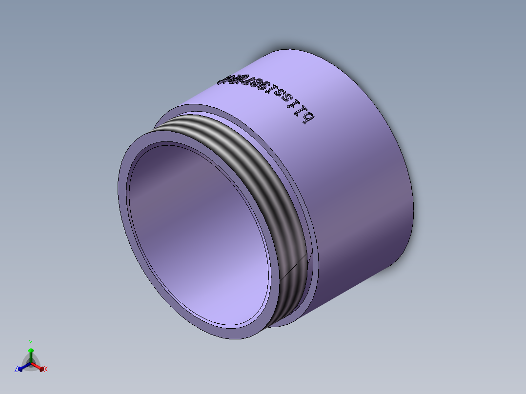 膏体瓶正等轴测图