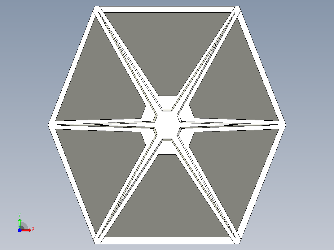 inventor 星球大战创意设计模型前视图