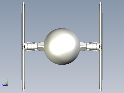 inventor 星球大战创意设计模型右视缩略图