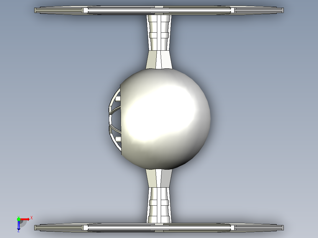 inventor 星球大战创意设计模型俯视图