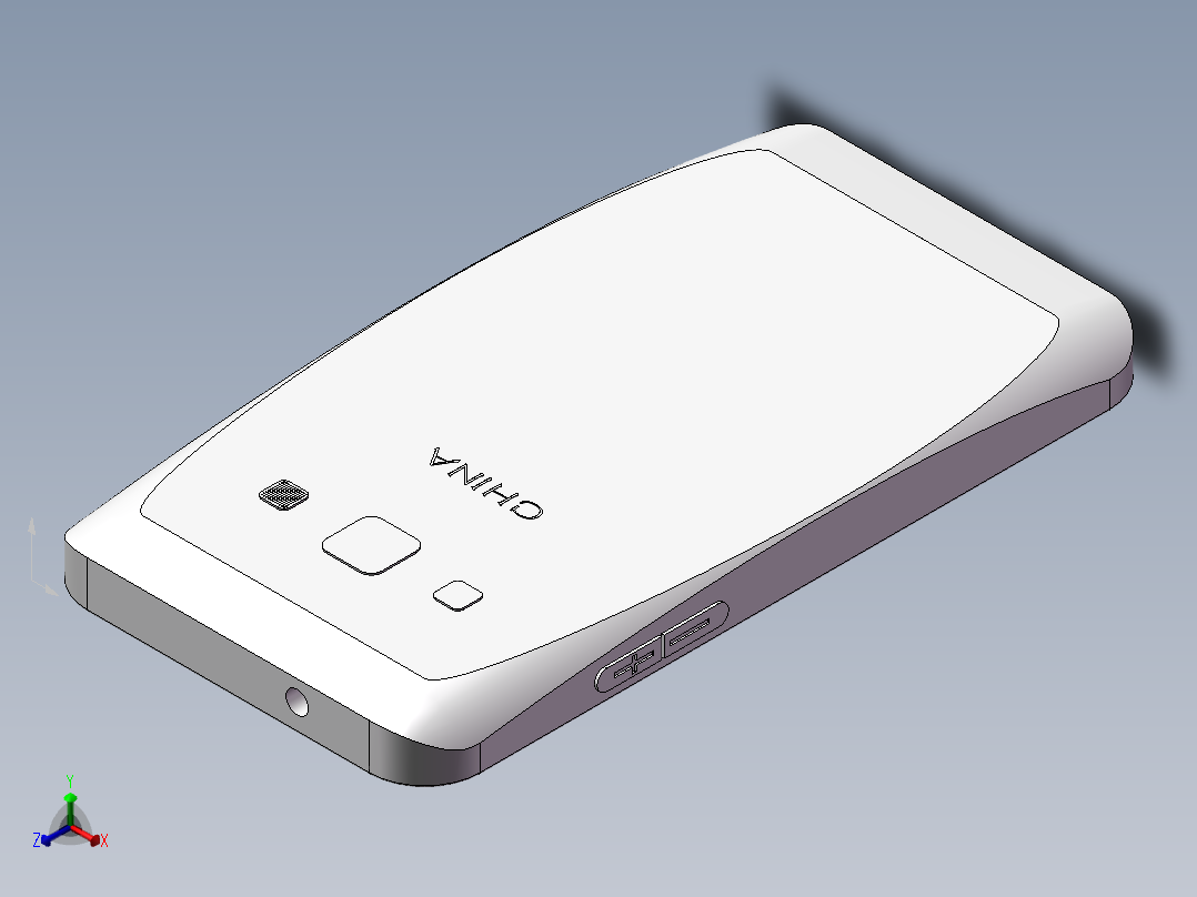 手机正等轴测图