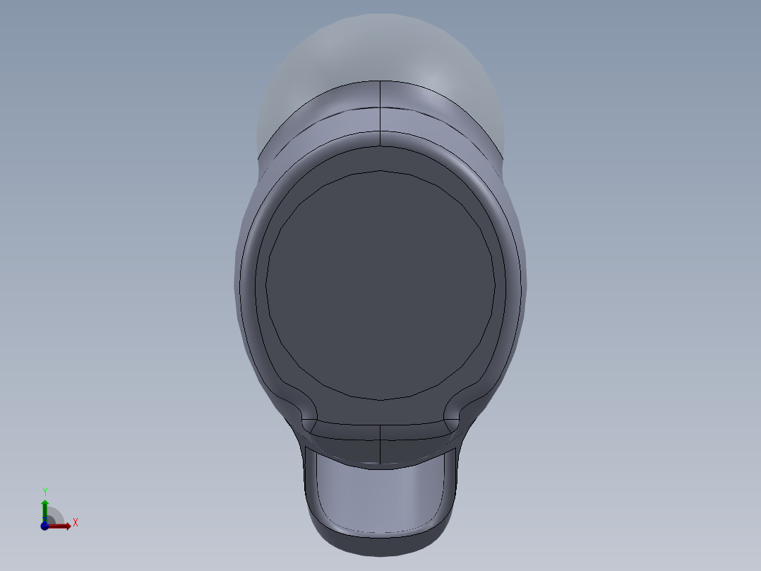 螺旋桨飞机3D模型前视图