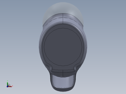螺旋桨飞机3D模型前视缩略图