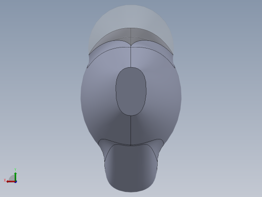 螺旋桨飞机3D模型后视缩略图