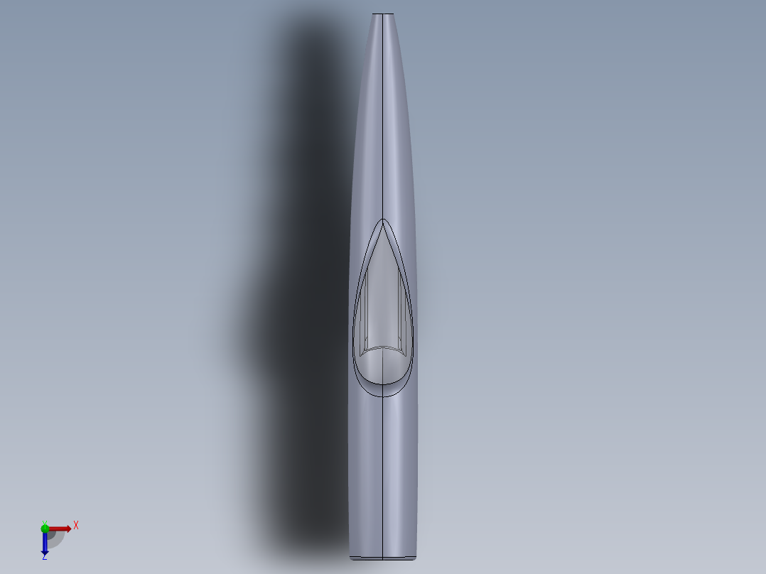 螺旋桨飞机3D模型俯视图