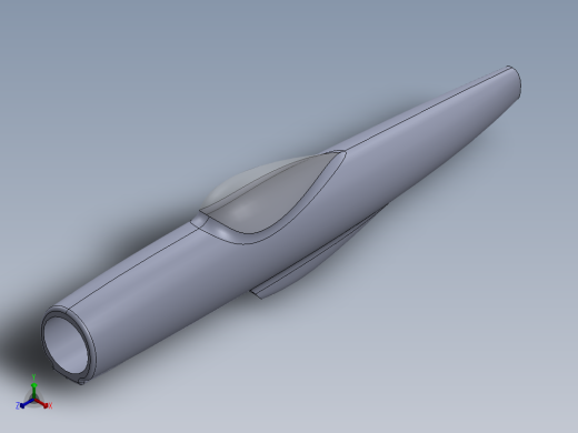 螺旋桨飞机3D模型正等轴测缩略图