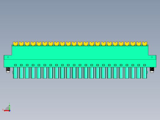 DEGSON 15EDG（公头） 3.5mm 螺钉锁紧，插拔式接线端子 FullPack-15EDGKNM-3.5-23P-14-00AH后视缩略图
