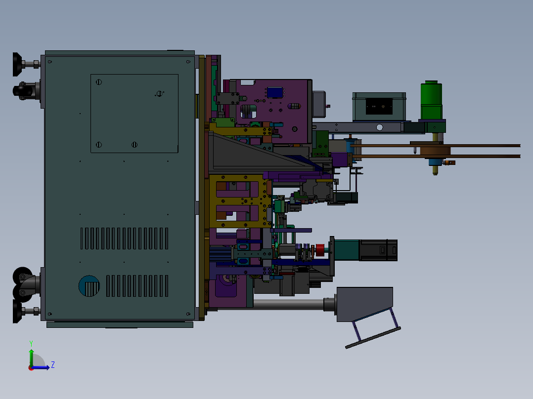 连接器组装机左视图