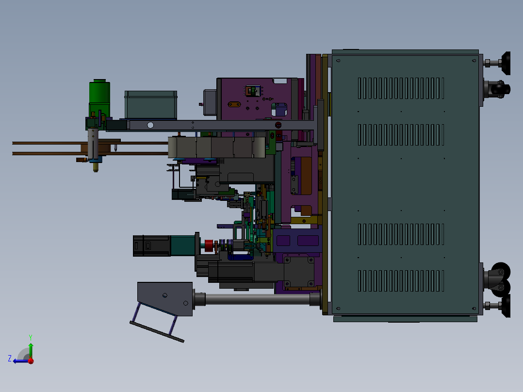 连接器组装机右视图