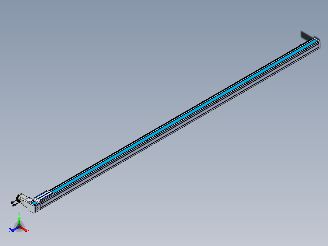 威洛博LB.GB同步带传动--欧规系列LB6A-L130-S2850-BR主视图