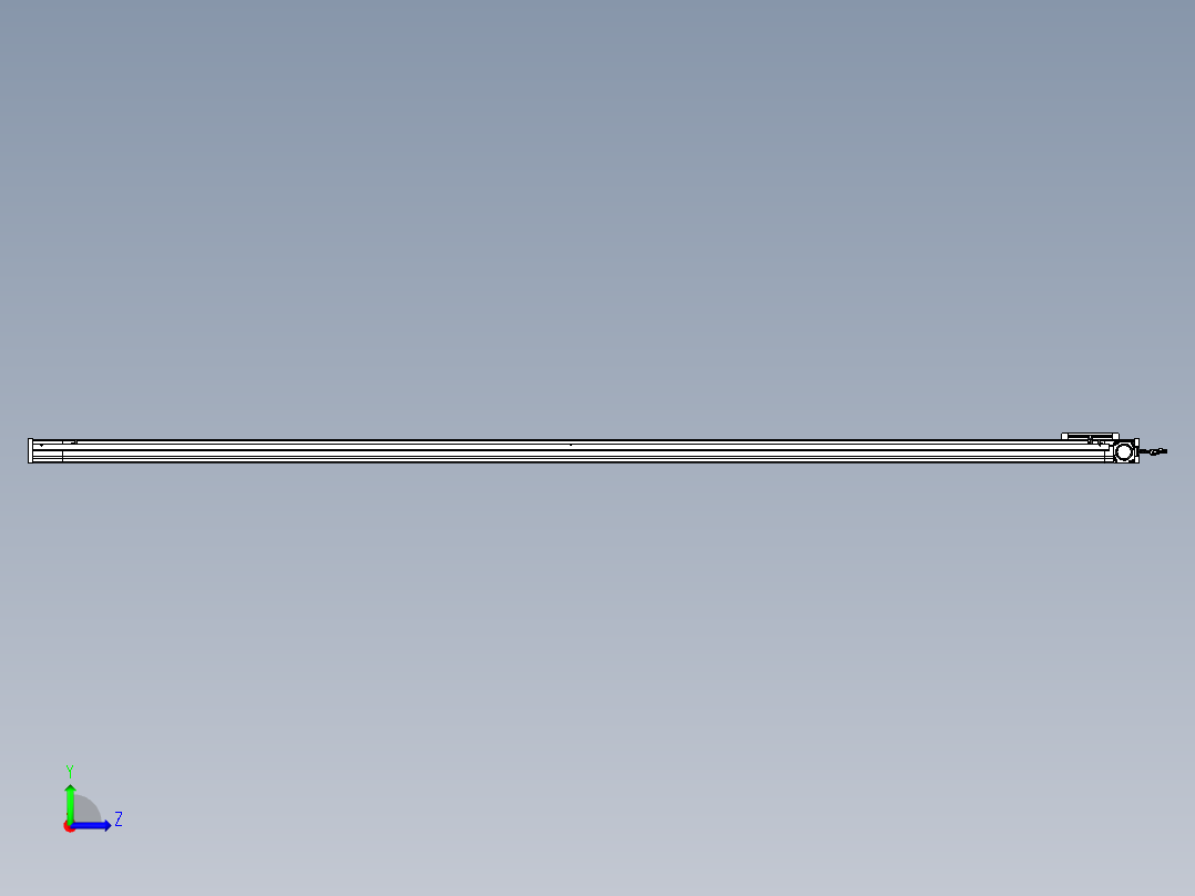 威洛博LB.GB同步带传动--欧规系列LB6A-L130-S2850-BR左视图