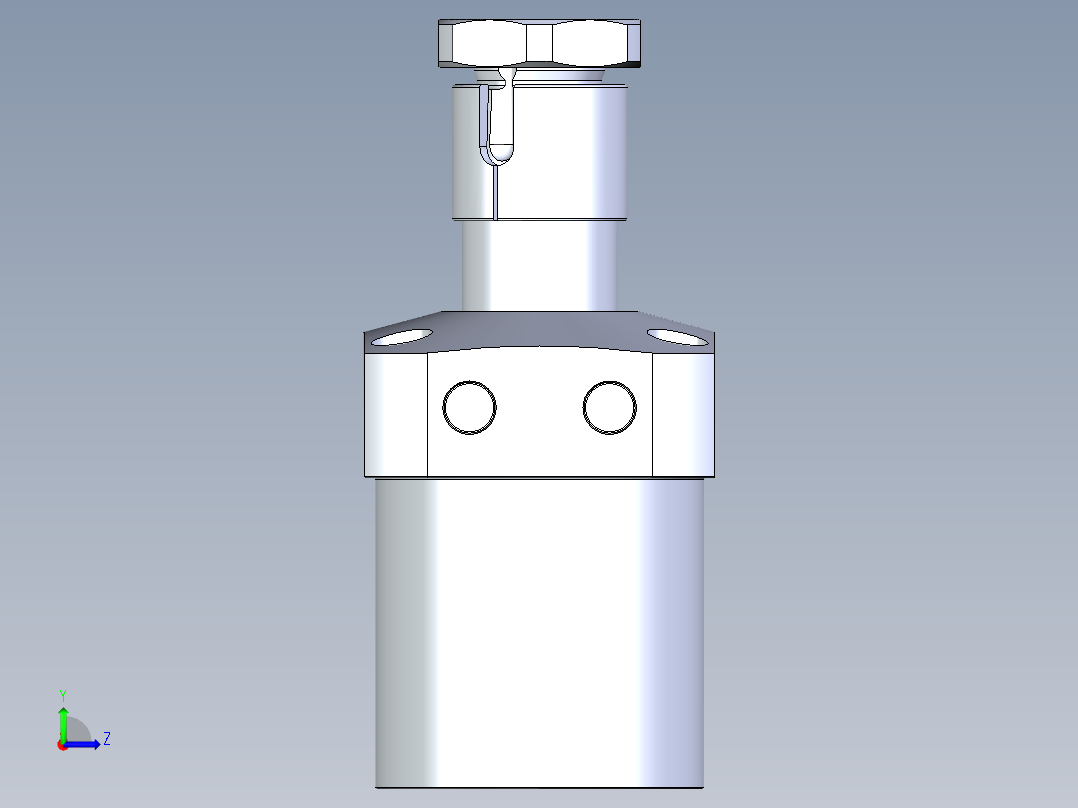 KOSMEKLHA0750-SL-Y30多系列多零件图纸模型左视图