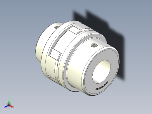 12个可定制尺寸的联轴器系列正等轴测缩略图