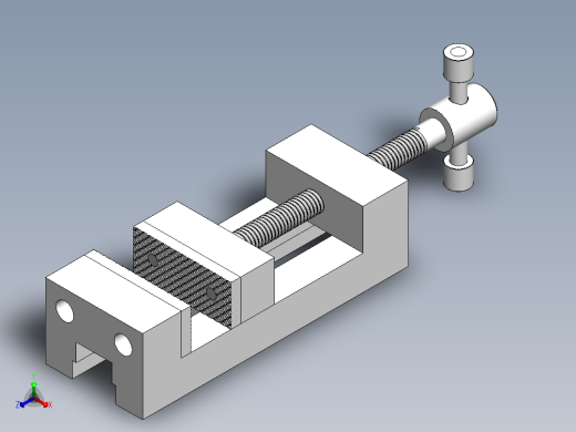 虎钳正等轴测缩略图