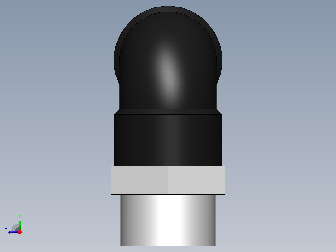 Ø12 x 3-8G COTOVELO 90° MACHO GIRAT. (C02471238)右视图
