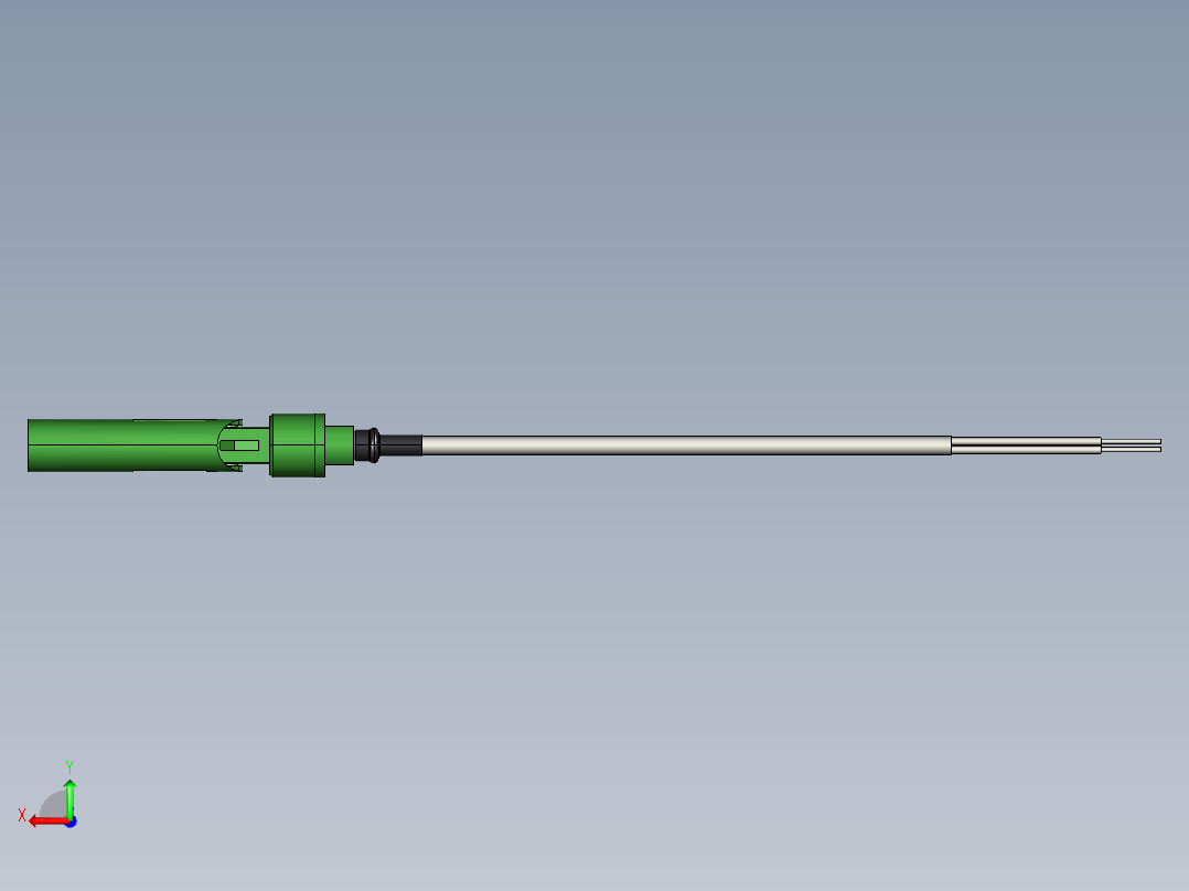 超声波设备-PP-BODY-CABLE-0.5in-NPT后视图
