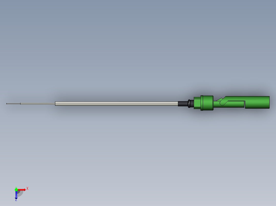 超声波设备-PP-BODY-CABLE-0.5in-NPT俯视图