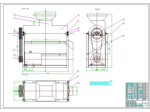 2G025--小型玉米脱粒机的传动装置和机架设计缩略图