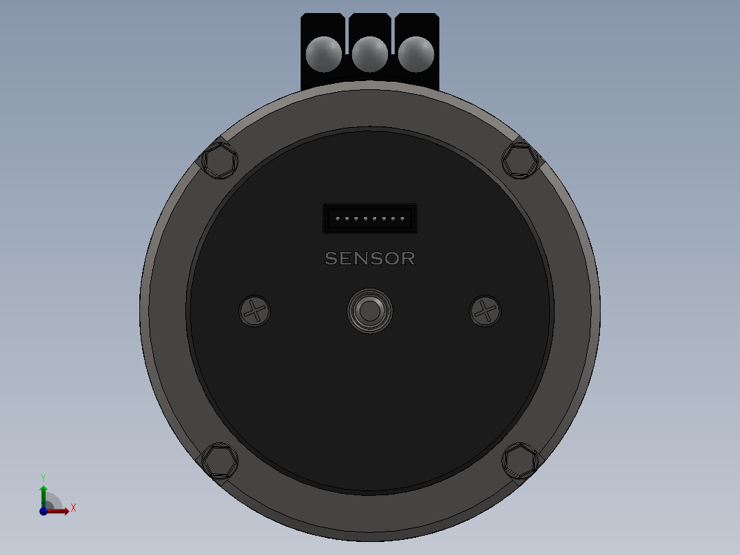 感应电机前视图