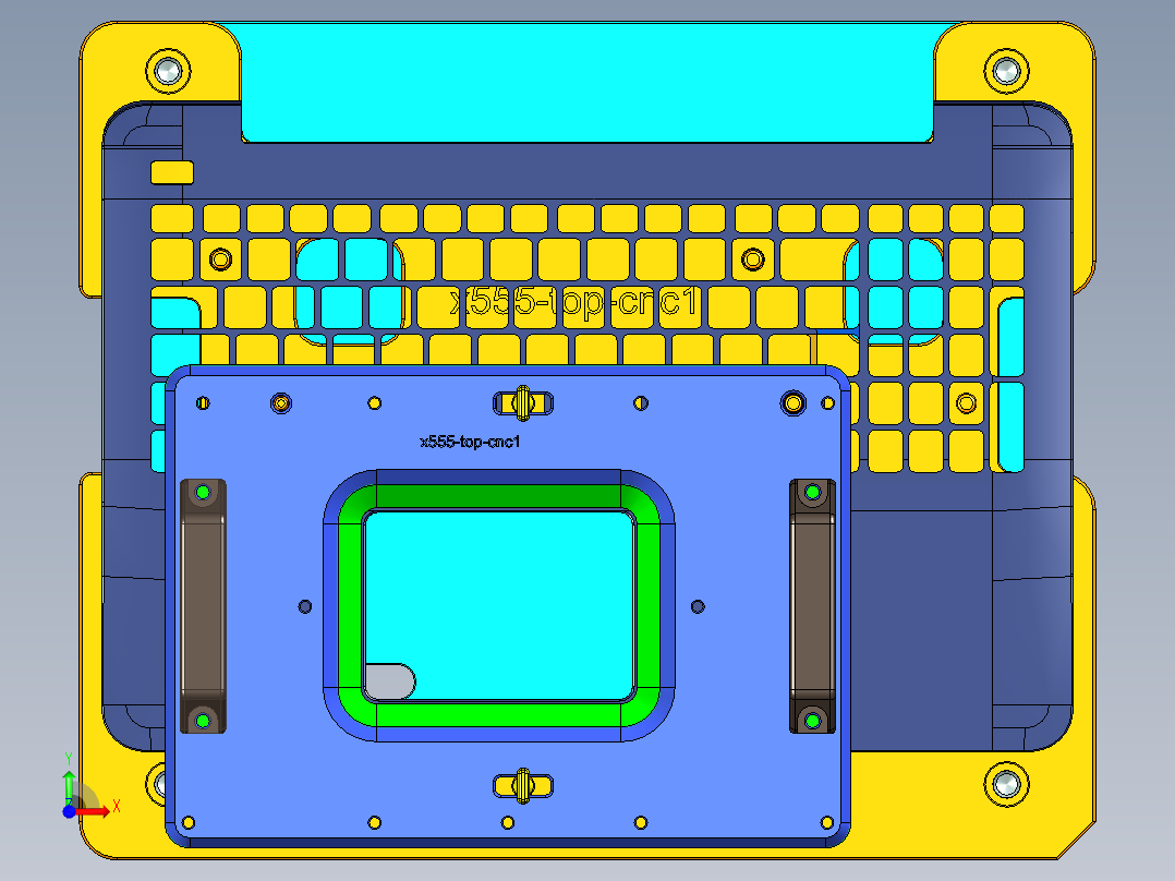 x555-top-笔记本CNC工装夹具三维模型cnc1前视图