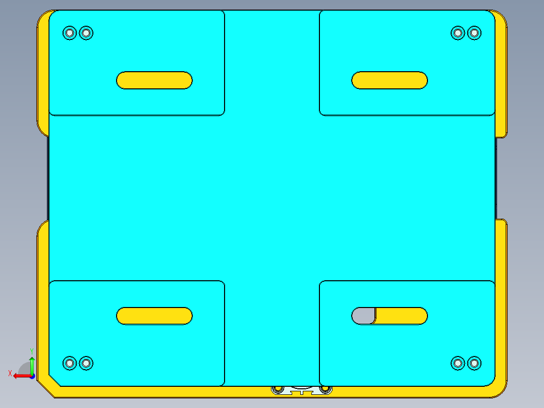x555-top-笔记本CNC工装夹具三维模型cnc1后视图