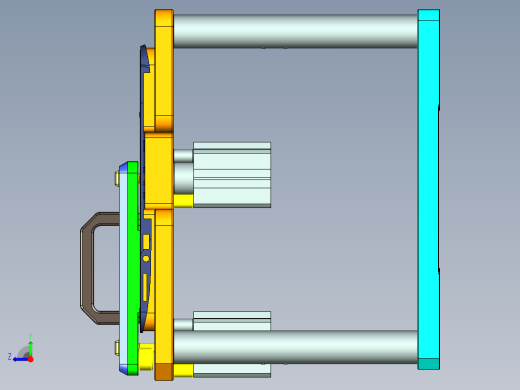 x555-top-笔记本CNC工装夹具三维模型cnc1右视缩略图