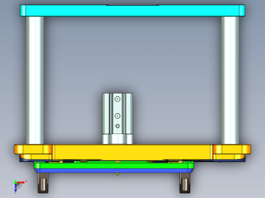 x555-top-笔记本CNC工装夹具三维模型cnc1俯视缩略图