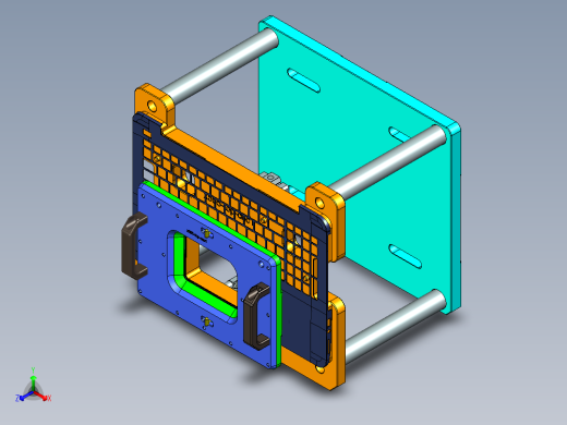 x555-top-笔记本CNC工装夹具三维模型cnc1正等轴测缩略图