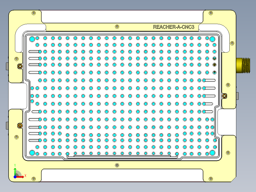 REACHER-A-笔记本CNC工装夹具三维模型cnc3-0912前视图