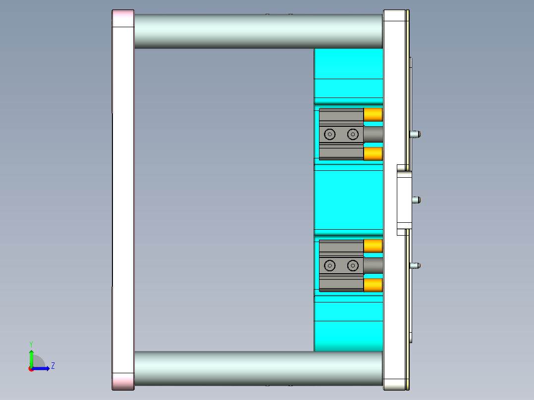 REACHER-A-笔记本CNC工装夹具三维模型cnc3-0912左视图