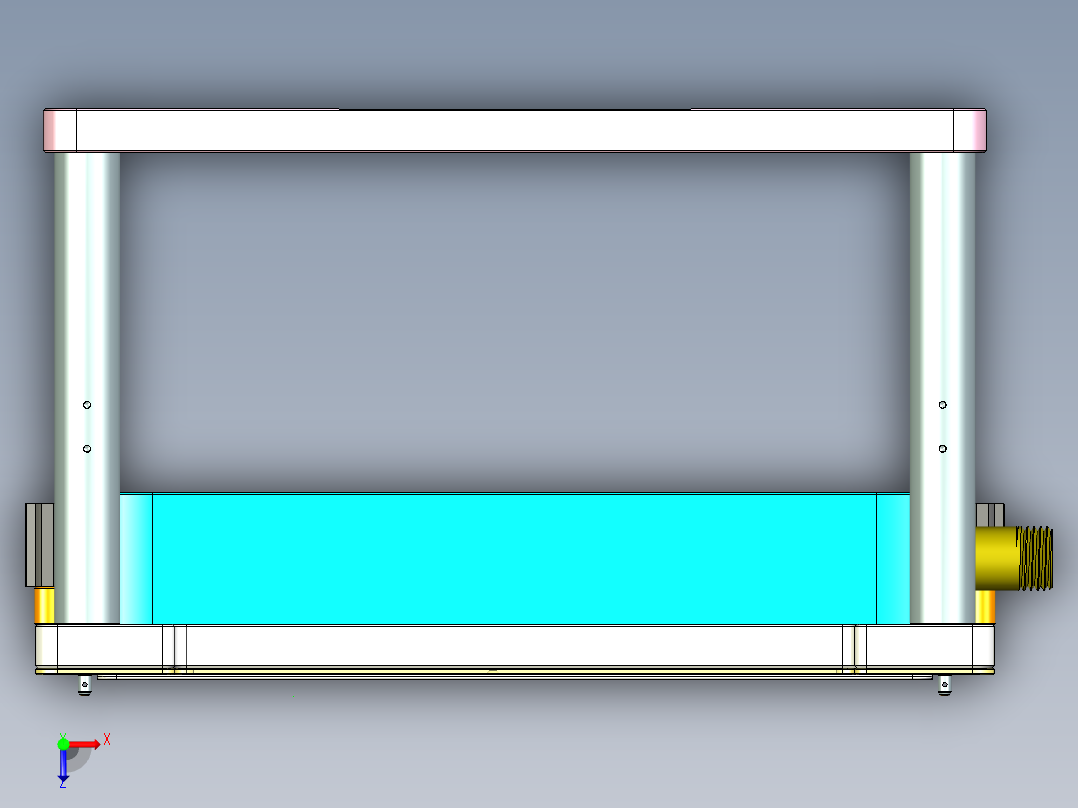 REACHER-A-笔记本CNC工装夹具三维模型cnc3-0912俯视图
