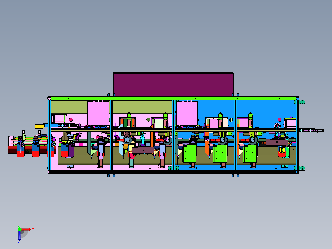 电子产品线束辅助焊锡装置俯视图