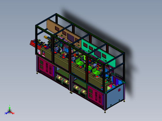 电子产品线束辅助焊锡装置正等轴测缩略图