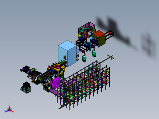 电动工具电机自循环装配线