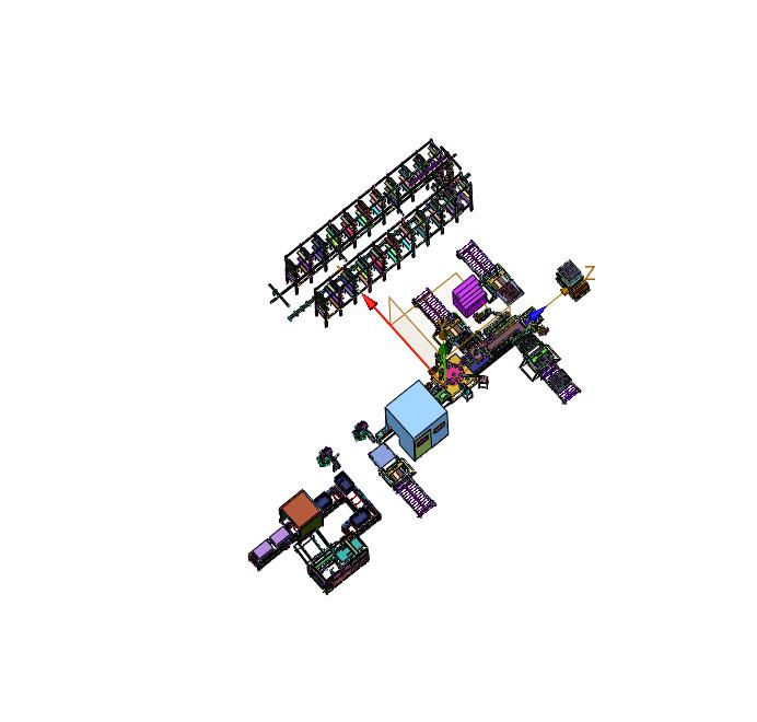 电动工具电机自循环装配线