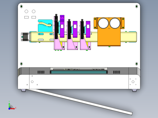 散热片喷涂前视缩略图