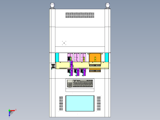 散热片喷涂俯视缩略图