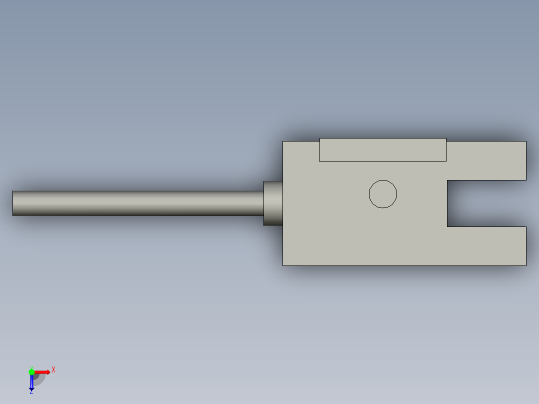 光电传感器PM-F44俯视图
