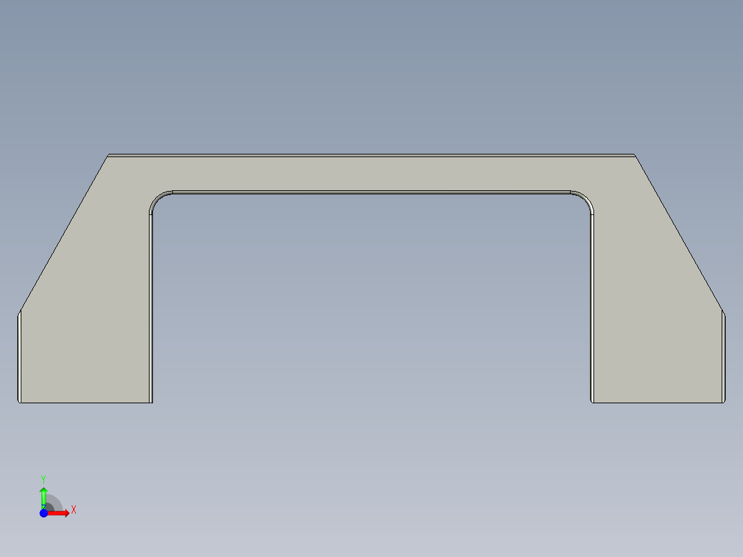 osram方型塑料把手(孔距90)10310169前视图