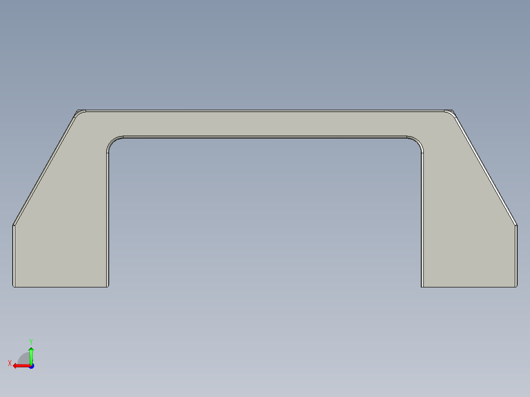 osram方型塑料把手(孔距90)10310169后视图