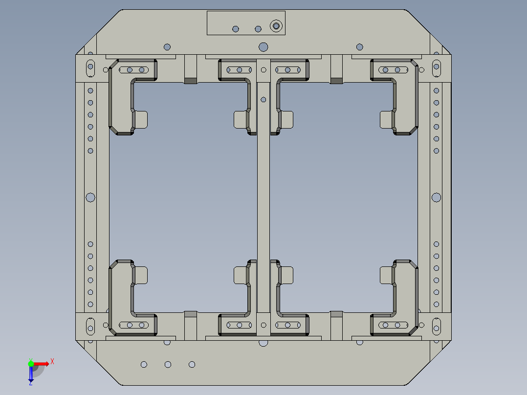钻辉流水板1俯视图