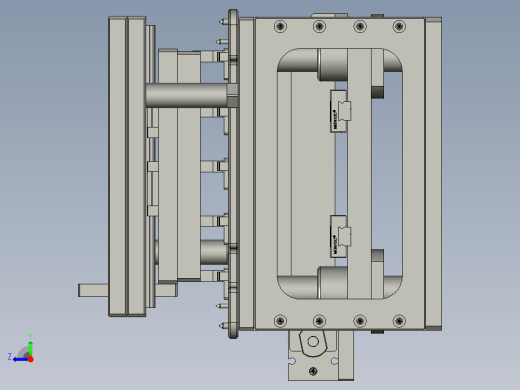 端子加工的折弯器右视缩略图