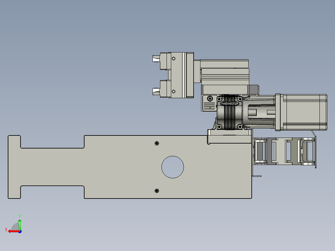 LBZL-H0-03下料搬运组件后视图