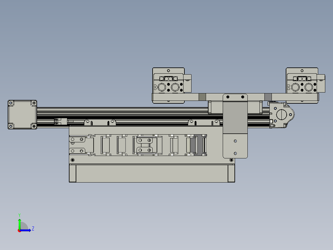 LBZL-H0-03下料搬运组件左视图