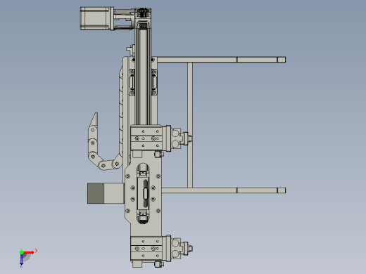 LBZL-H0-03下料搬运组件俯视缩略图